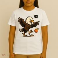 Funny No Kings In America Eagle T-Shirt thumb 4