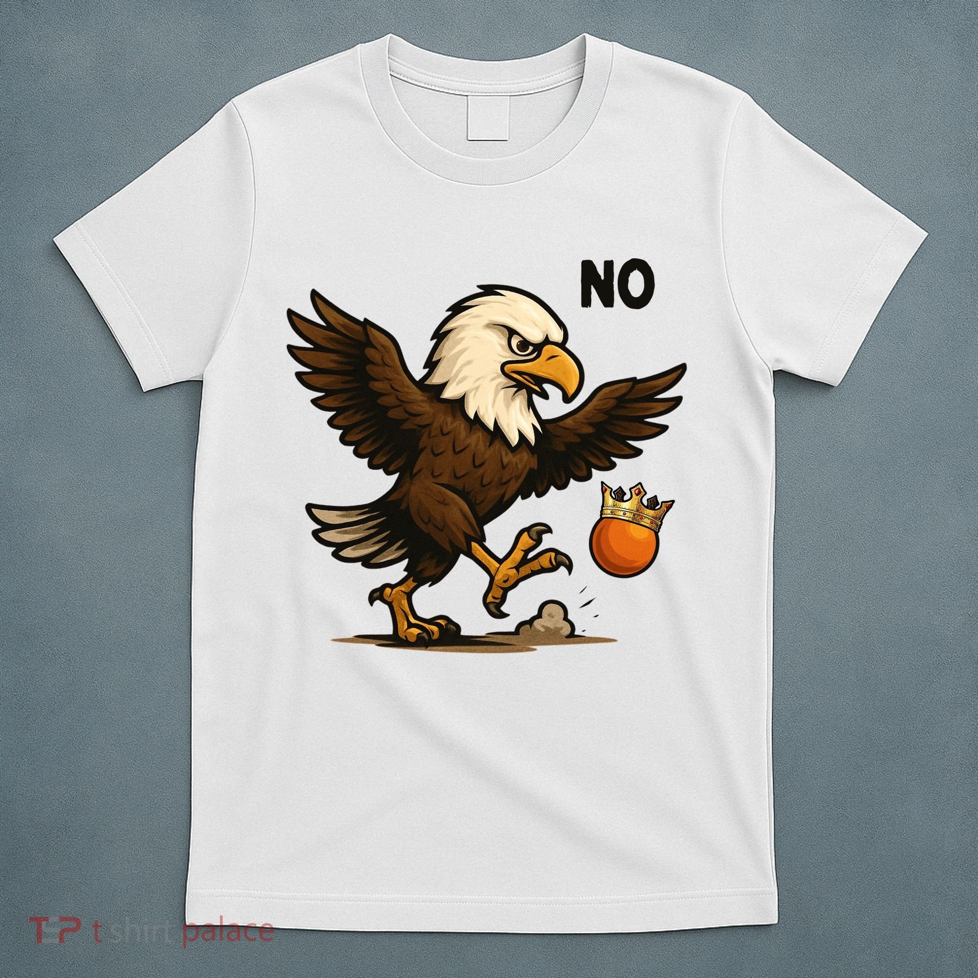 Funny No Kings In America Eagle T-Shirt