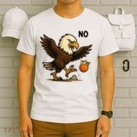Funny No Kings In America Eagle T-Shirt thumb 6