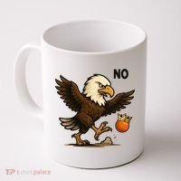 Funny No Kings In America Eagle Coffee Mug thumb 0