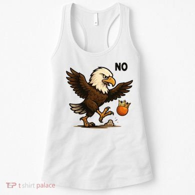 Funny No Kings In America Eagle Women's Tank Top