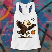 Funny No Kings In America Eagle Women's Tank Top thumb 3