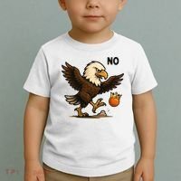 Funny No Kings In America Eagle Toddler T-Shirt thumb 2