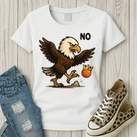 Funny No Kings In America Eagle Women's T-Shirt thumb 3