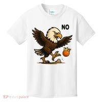 Funny No Kings In America Eagle Kids T-Shirt thumb 0