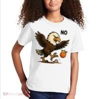 Funny No Kings In America Eagle Kids T-Shirt thumb 2
