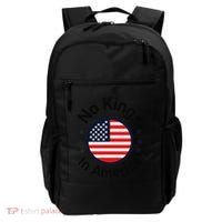 Funny No Kings In America Flag Protest Save Democracy Backpack thumb 0