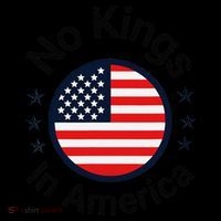 Funny No Kings In America Flag Protest Save Democracy Coffee Mug thumb 5