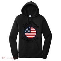 Funny No Kings In America Flag Protest Save Democracy Women's Hoodie thumb 0
