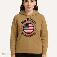 Funny No Kings In America Flag Protest Save Democracy Hoodie thumb 5