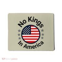 Funny No Kings In America Flag Protest Save Democracy Mousepad thumb 0