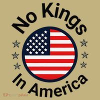 Funny No Kings In America Flag Protest Save Democracy Mousepad thumb 1