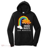 Funny Nuggets Lover Rainbow Gift Fast Food Chicken Nugget Gift Women's Hoodie thumb 0