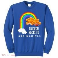 Funny Nuggets Lover Rainbow Gift Fast Food Chicken Nugget Gift Sweatshirt thumb 0