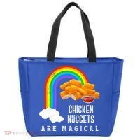 Funny Nuggets Lover Rainbow Gift Fast Food Chicken Nugget Gift Tote Bag thumb 0
