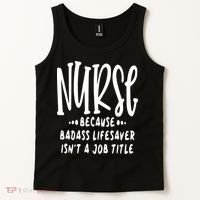Funny Nurse Life Quote Tank Top thumb 2