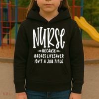 Funny Nurse Life Quote Kids Hoodie thumb 3