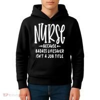 Funny Nurse Life Quote Kids Hoodie thumb 4