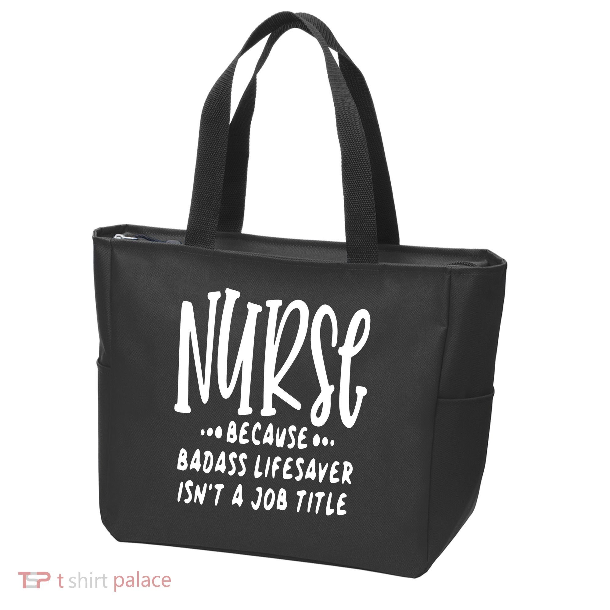 Funny Nurse Life Quote Tote Bag