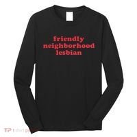 Friendly Neighborhood Lesbian Pride Long Sleeve Shirt thumb 0