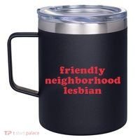 Friendly Neighborhood Lesbian Pride 12oz Stainless Steel Coffee Mug thumb 2
