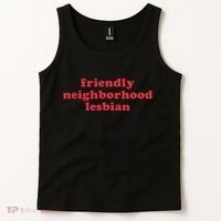 Friendly Neighborhood Lesbian Pride Tank Top thumb 2