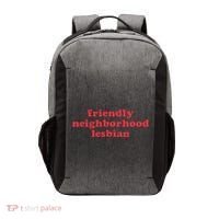 Friendly Neighborhood Lesbian Pride Vector Backpack thumb 0
