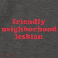 Friendly Neighborhood Lesbian Pride Vector Backpack thumb 2