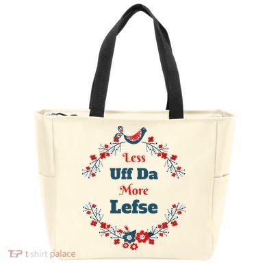 Funny Norwegian Less Uffda More Lefse Midwest Tote Bag