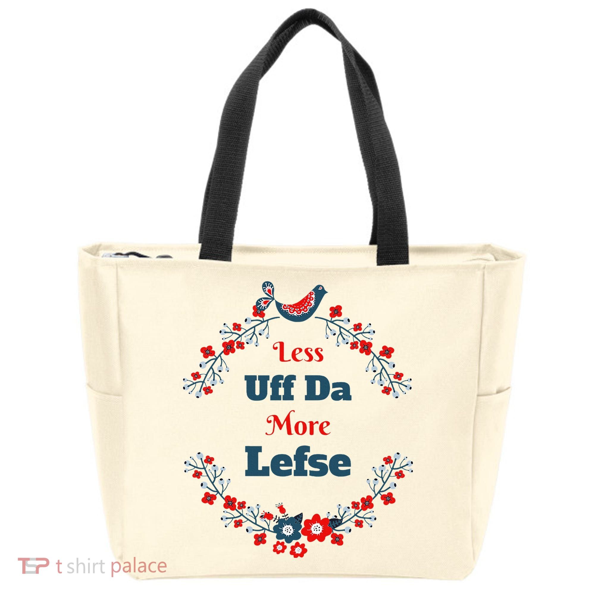 Funny Norwegian Less Uffda More Lefse Midwest Tote Bag