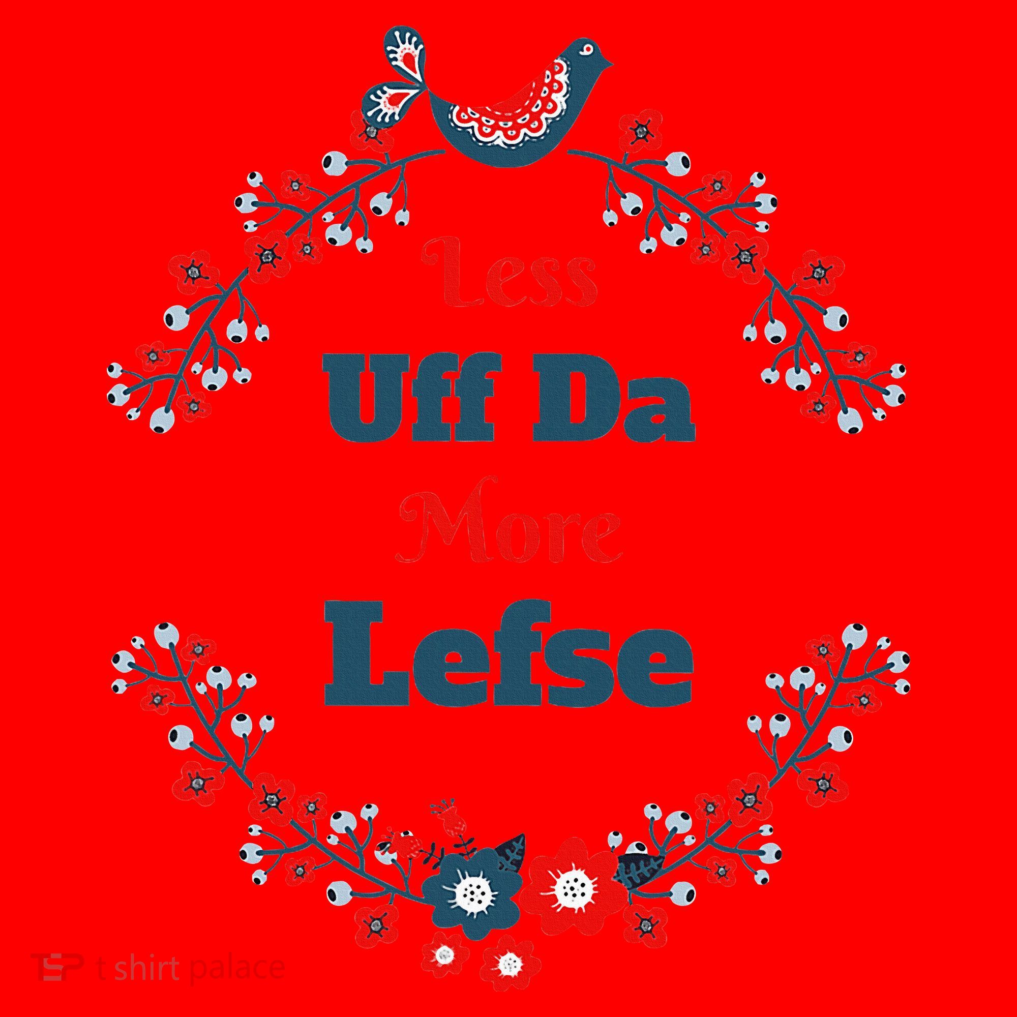 Funny Norwegian Less Uffda More Lefse Midwest Santa Hat