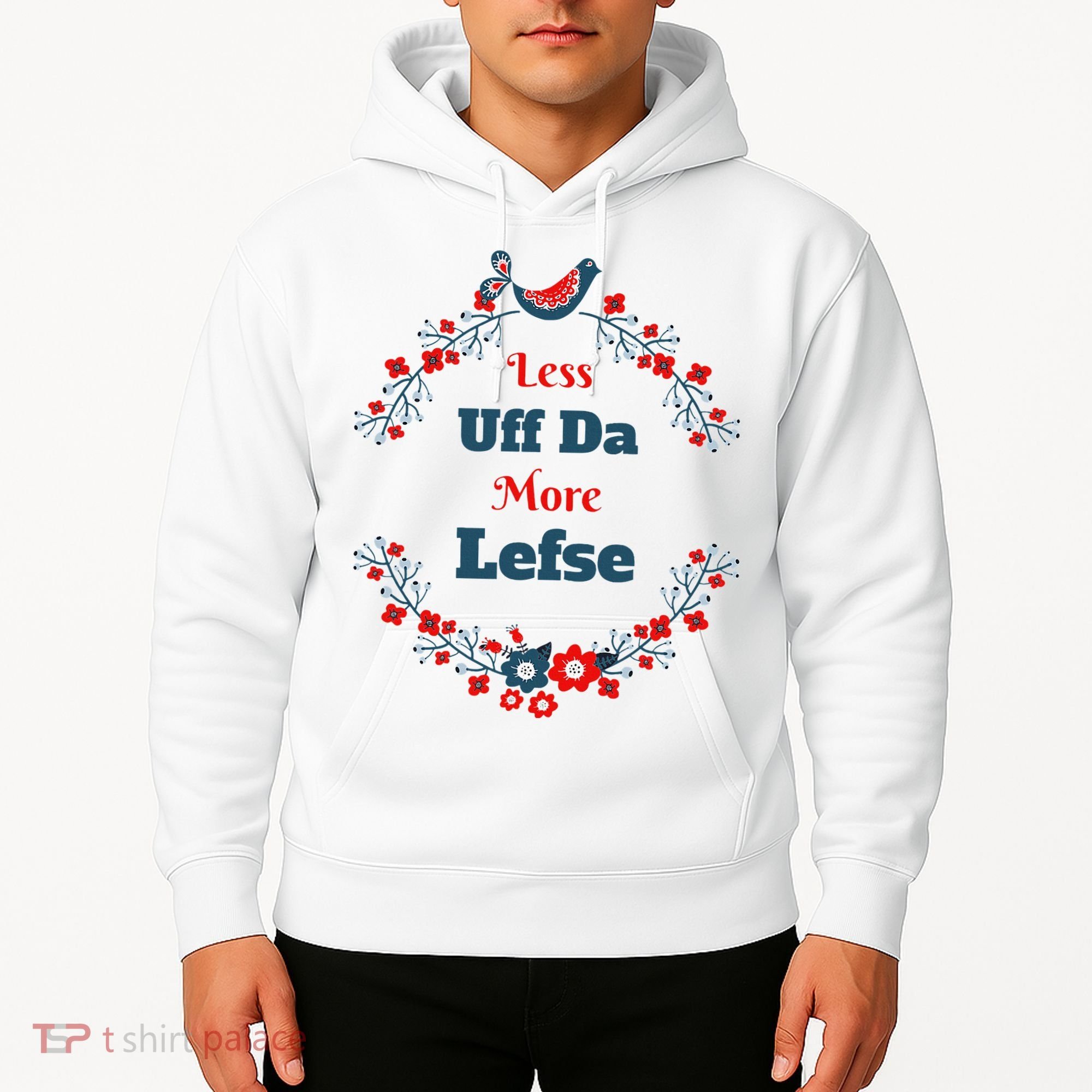 Funny Norwegian Less Uffda More Lefse Midwest Hoodie