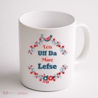 Funny Norwegian Less Uffda More Lefse Midwest Coffee Mug thumb 1