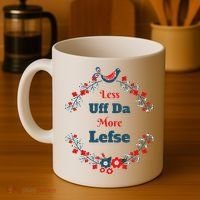 Funny Norwegian Less Uffda More Lefse Midwest Coffee Mug thumb 4