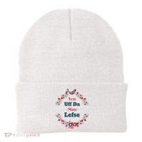 Funny Norwegian Less Uffda More Lefse Midwest Beanie thumb 0