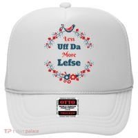Funny Norwegian Less Uffda More Lefse Midwest Hat thumb 0