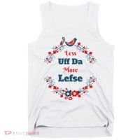 Funny Norwegian Less Uffda More Lefse Midwest Tank Top thumb 0