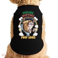 Feeling Nervous Might Have To Po Op Soon Meme Cat Saying Doggie Tank thumb 0