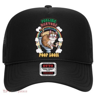 Feeling Nervous Might Have To Po Op Soon Meme Cat Saying Hat