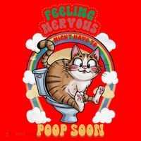 Feeling Nervous Might Have To Po Op Soon Meme Cat Saying Santa Hat thumb 1