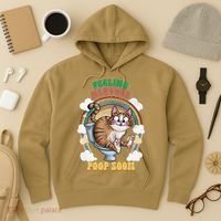 Feeling Nervous Might Have To Po Op Soon Meme Cat Saying Hoodie thumb 3