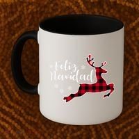 Feliz Navidad Matching Family Spanish Christmas Mexican Xmas Gift Coffee Mug thumb 2