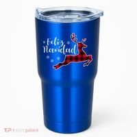 Feliz Navidad Matching Family Spanish Christmas Mexican Xmas Gift Tumbler thumb 0
