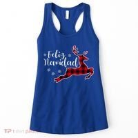 Feliz Navidad Matching Family Spanish Christmas Mexican Xmas Gift Women's Tank Top thumb 0