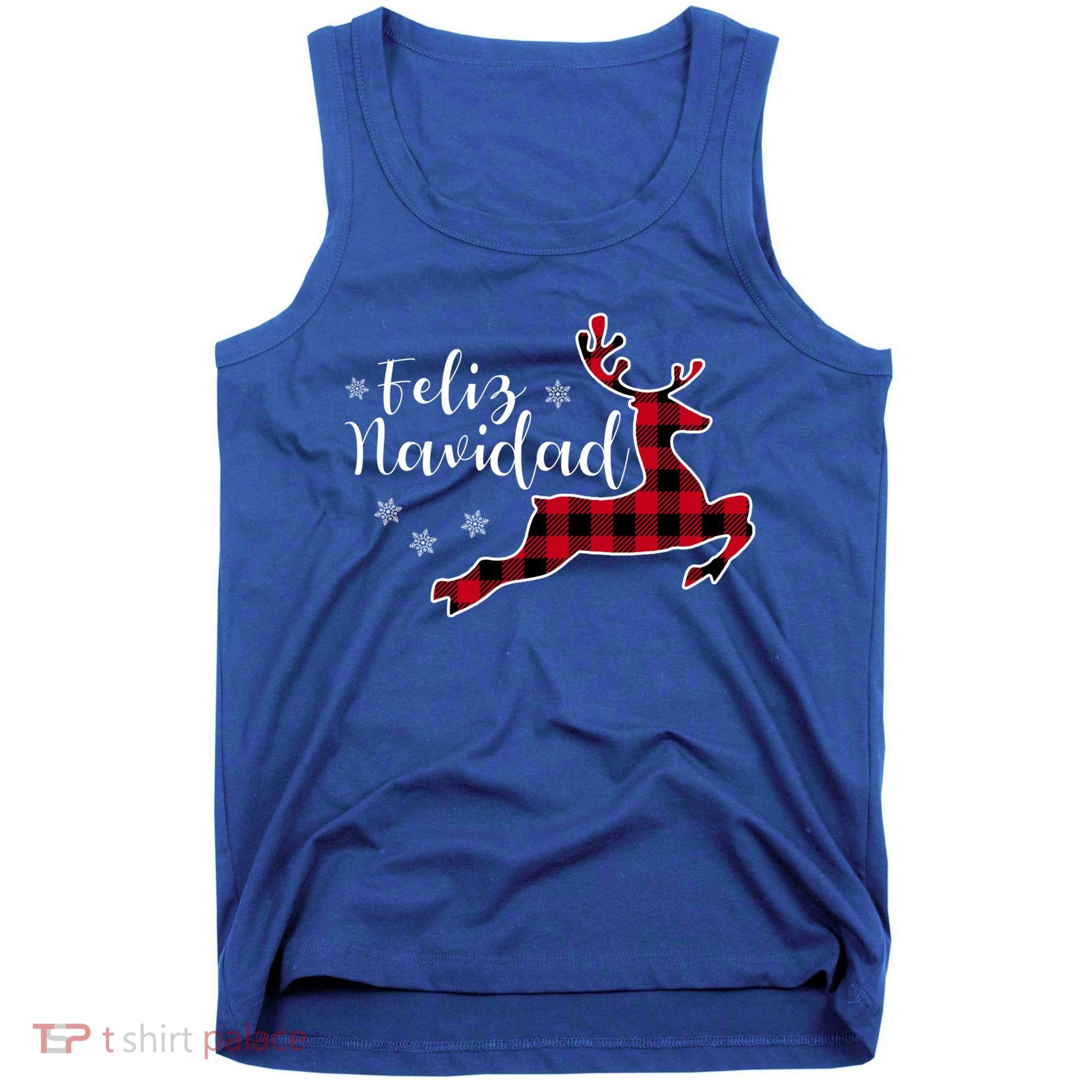 Feliz Navidad Matching Family Spanish Christmas Mexican Xmas Gift Tank Top