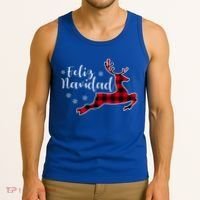 Feliz Navidad Matching Family Spanish Christmas Mexican Xmas Gift Tank Top thumb 3