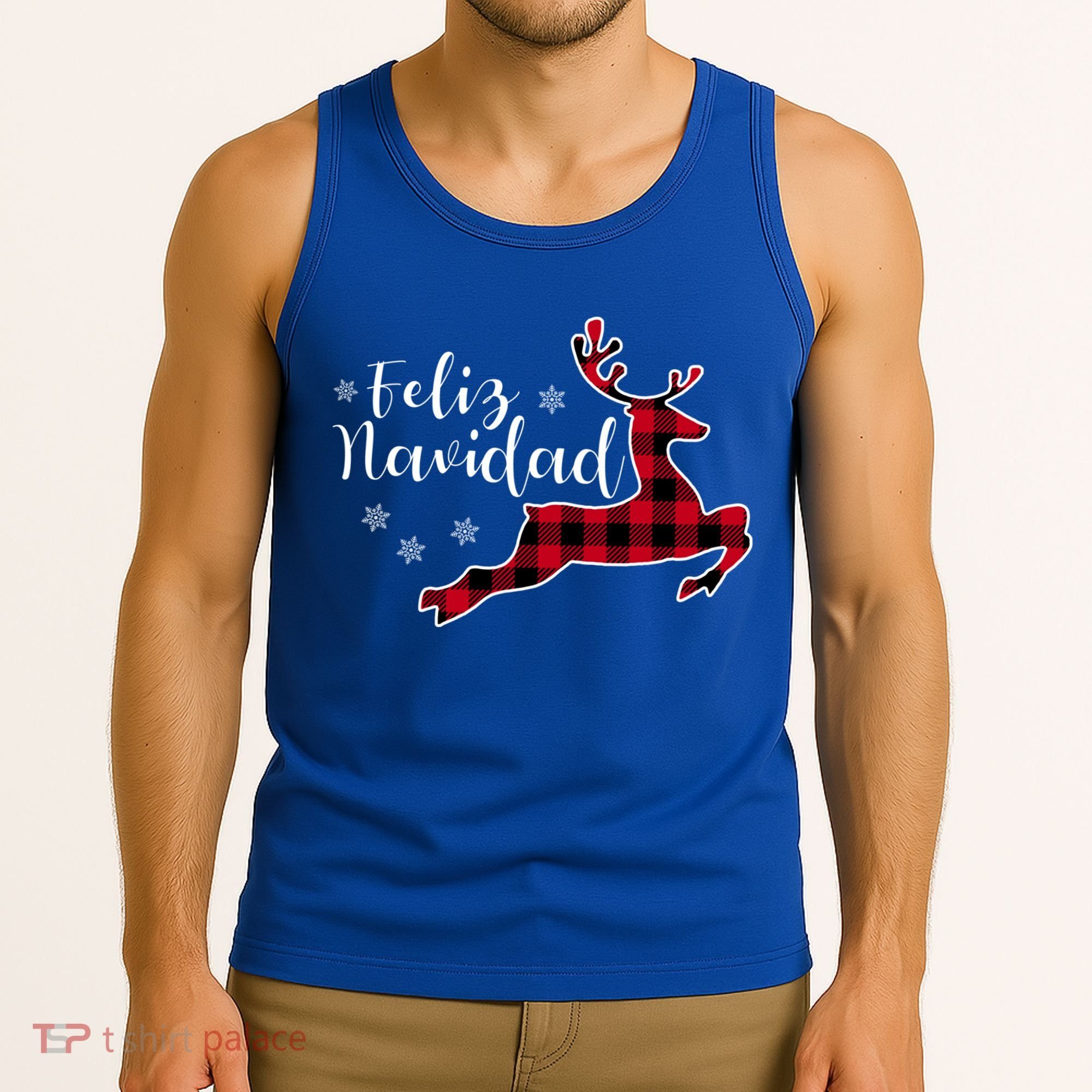 Feliz Navidad Matching Family Spanish Christmas Mexican Xmas Gift Tank Top