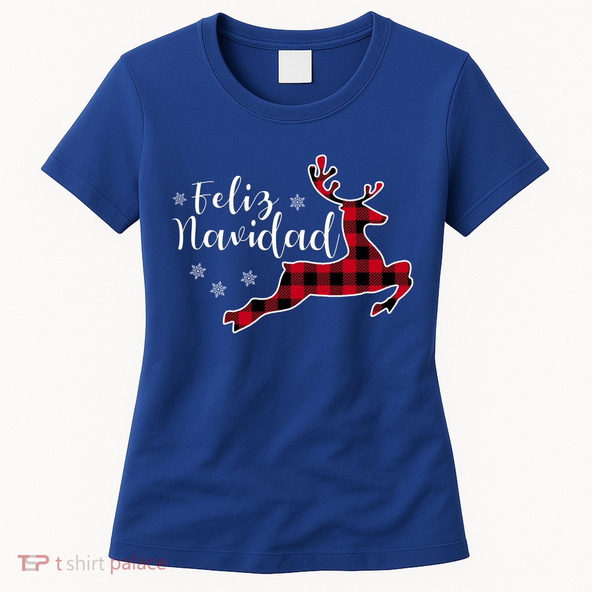 Feliz Navidad Matching Family Spanish Christmas Mexican Xmas Gift Women's T-Shirt