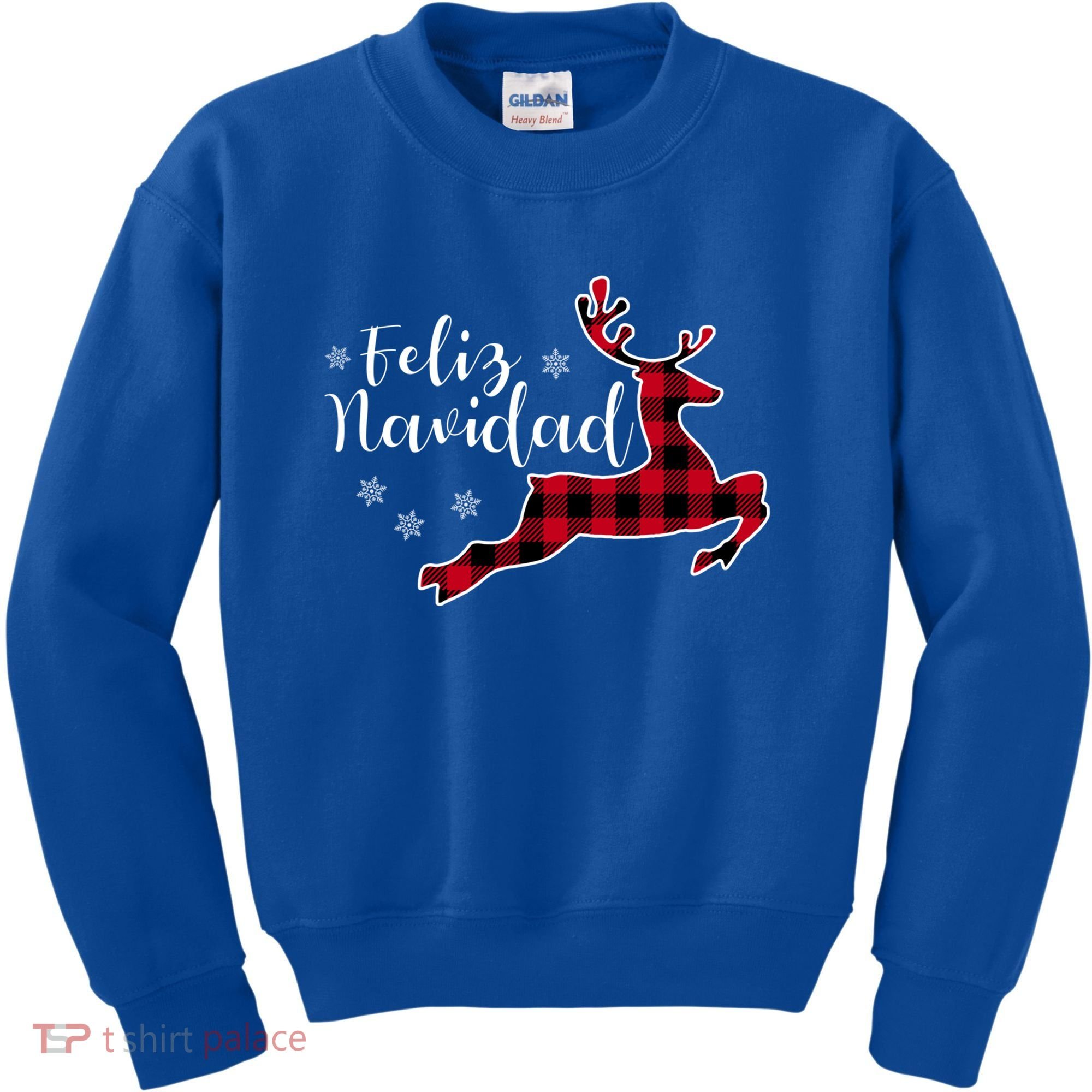 Feliz Navidad Matching Family Spanish Christmas Mexican Xmas Gift Kids Sweatshirt