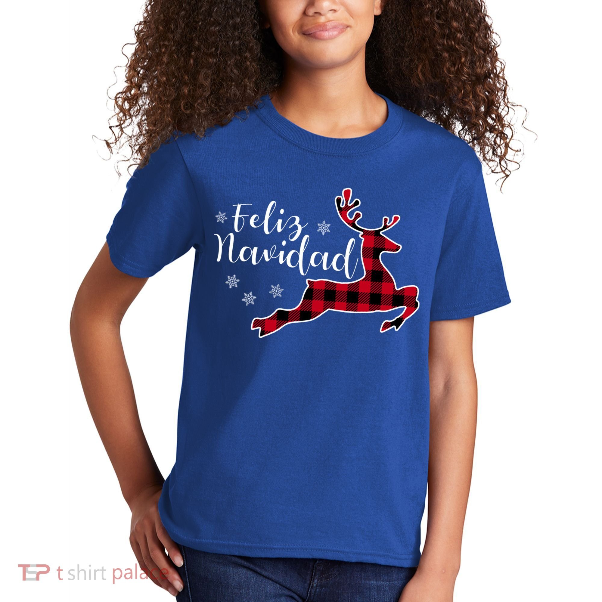 Feliz Navidad Matching Family Spanish Christmas Mexican Xmas Gift Kids T-Shirt